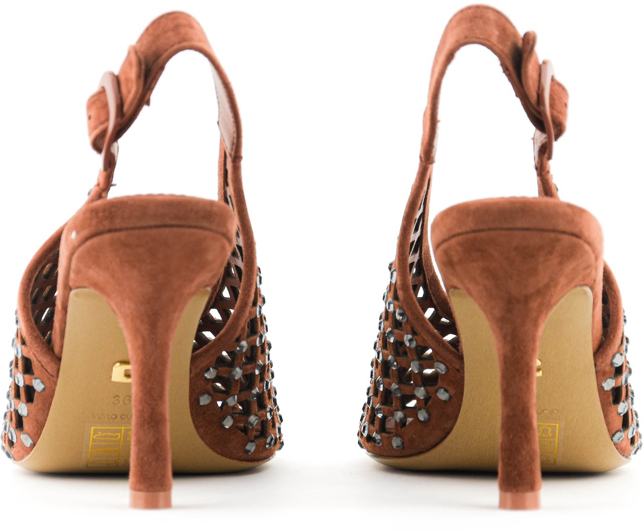 Lola Cruz Bruna Pump 80 Terracotta Bruin