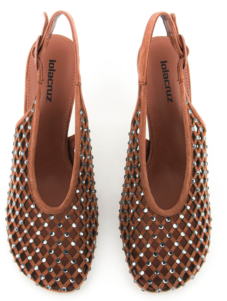 Lola Cruz Bruna Pump 80 Terracotta Bruin