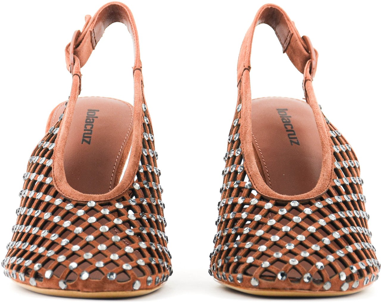 Lola Cruz Bruna Pump 80 Terracotta Bruin