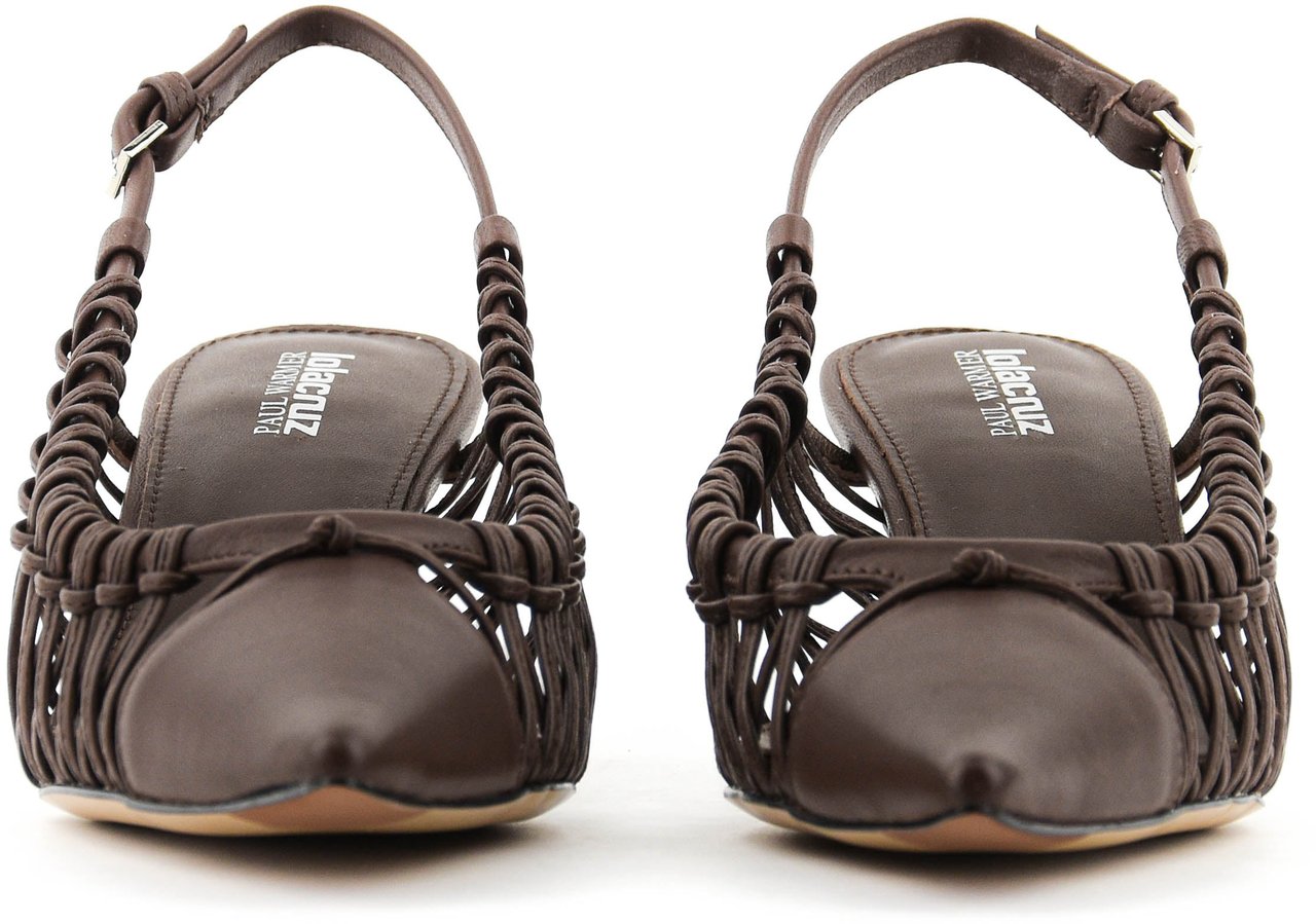 Lola Cruz Lulu Pump 6 Brown Bruin