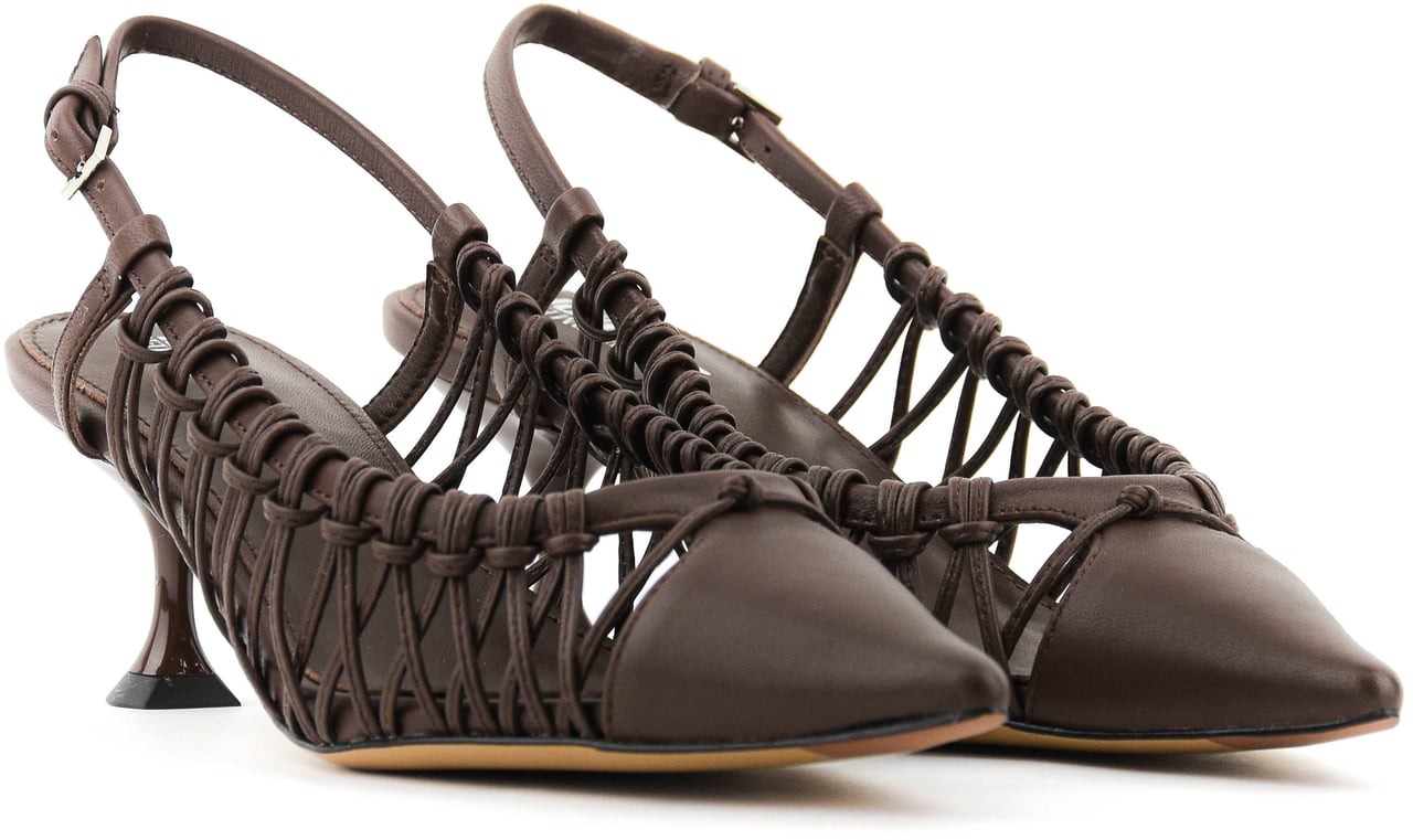 Lola Cruz Lulu Pump 6 Brown Bruin