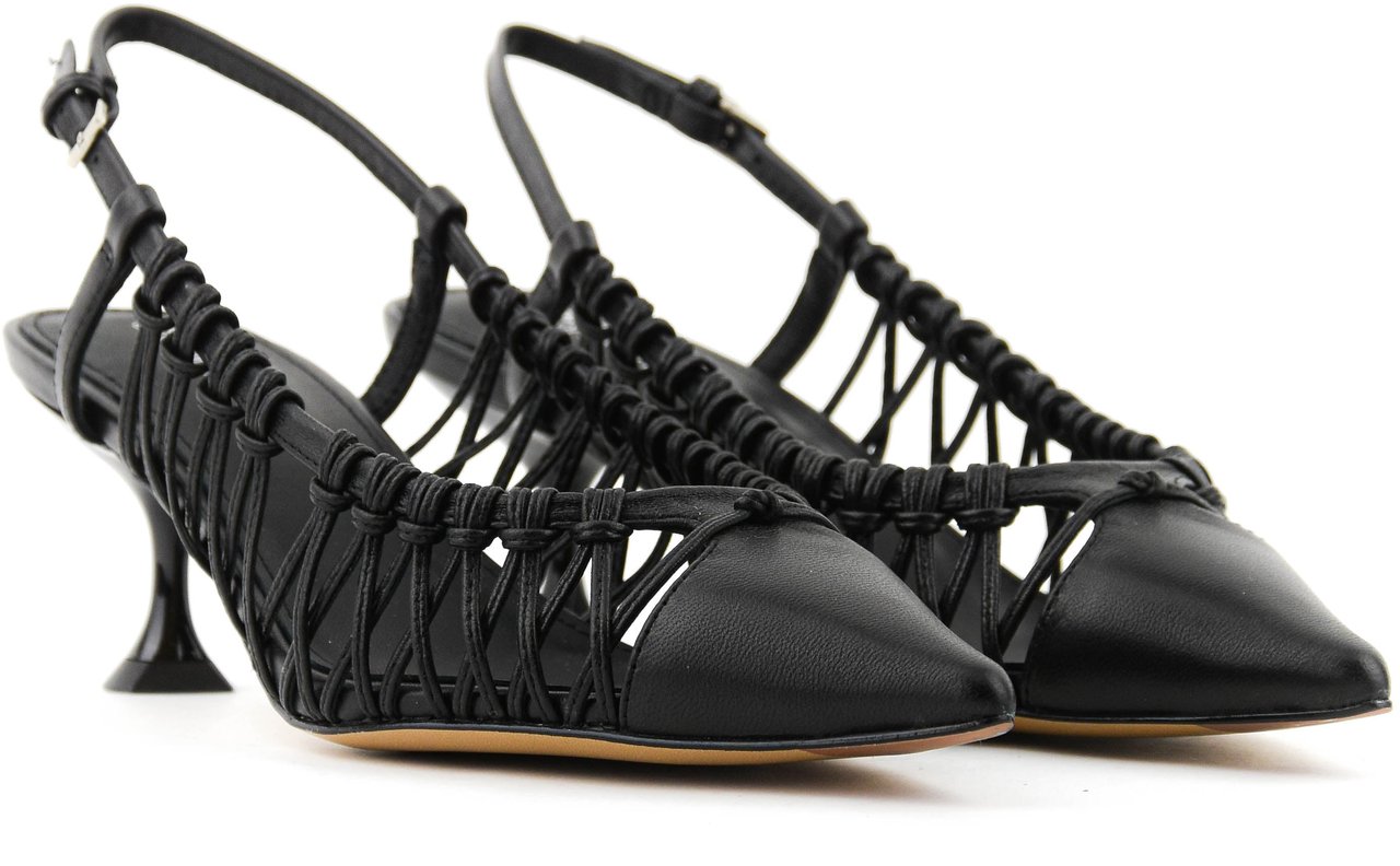 Lola Cruz Lulu Pump 6 Black Zwart