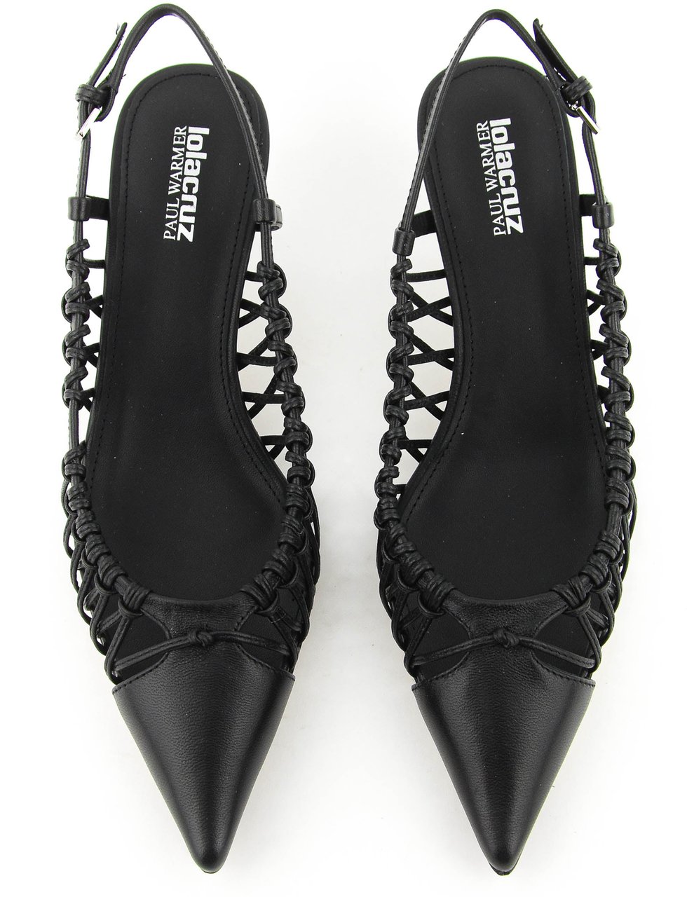 Lola Cruz Lulu Pump 6 Black Zwart