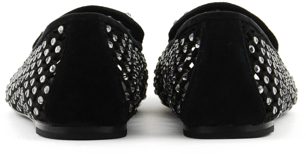 Lola Cruz Leonor Loafer Black Zwart