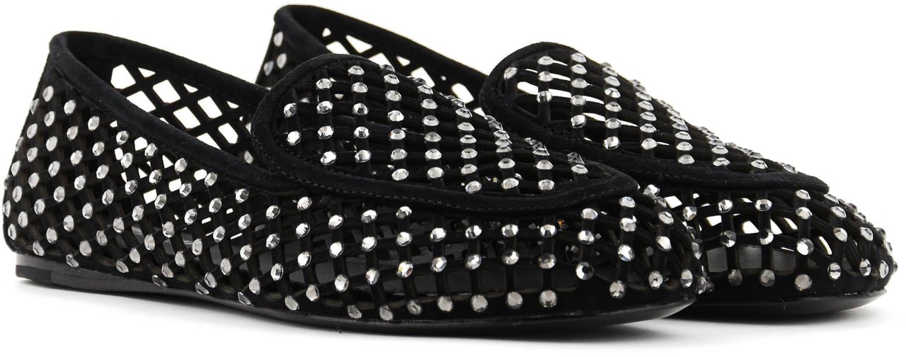 Lola Cruz Leonor Loafer Black Zwart