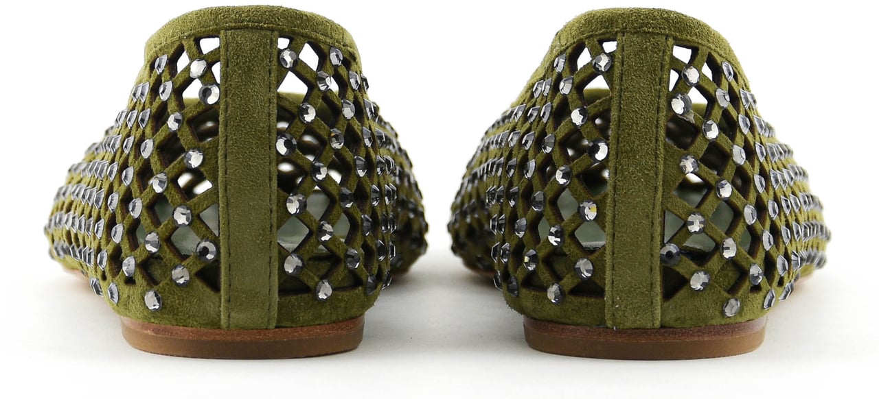 Lola Cruz Leonor Ballerina Black Groen