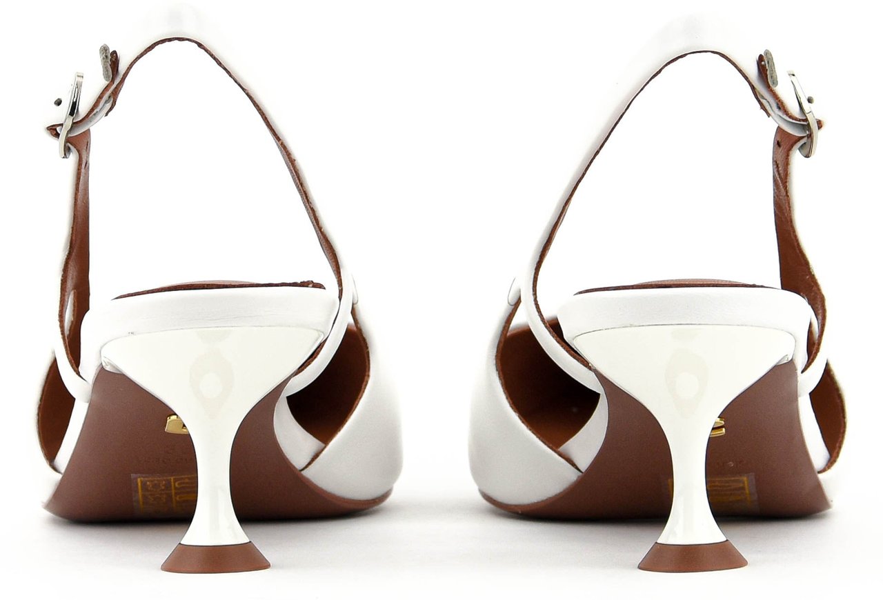 Lola Cruz Rhina Pump 55 Bianco Wit