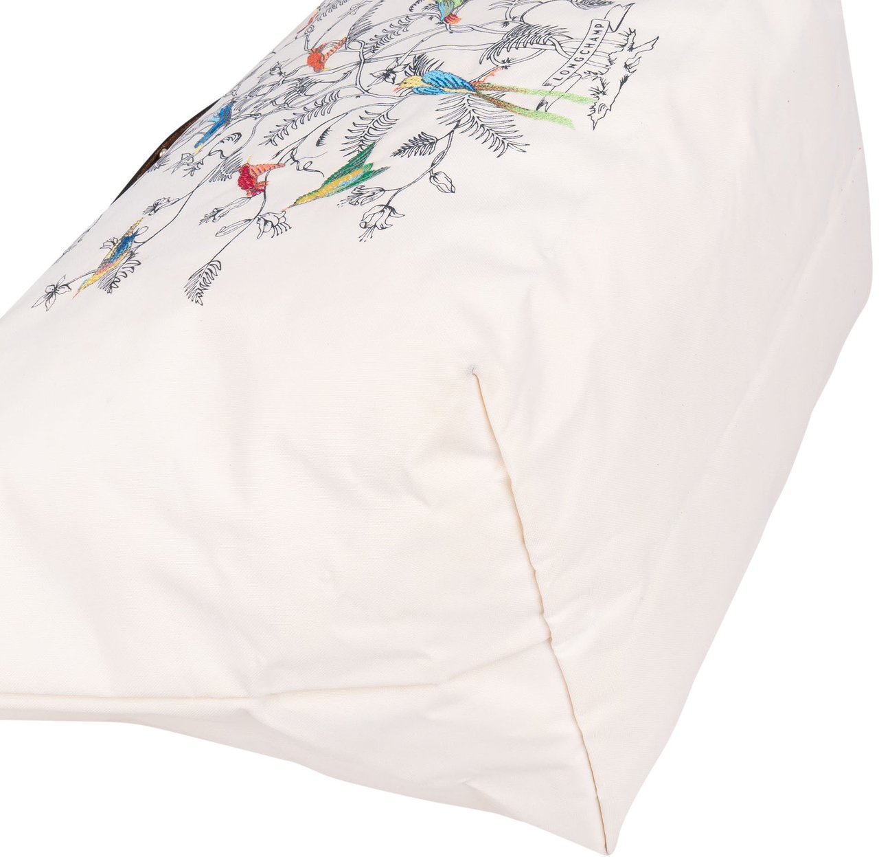 Longchamp Longchamp Le Pliage Arbre de Vie Large Tote Handbag Wit