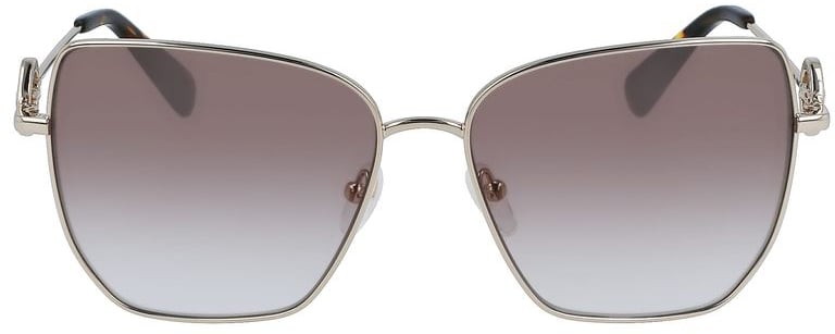 Longchamp Gold Metal Sunglasses Goud