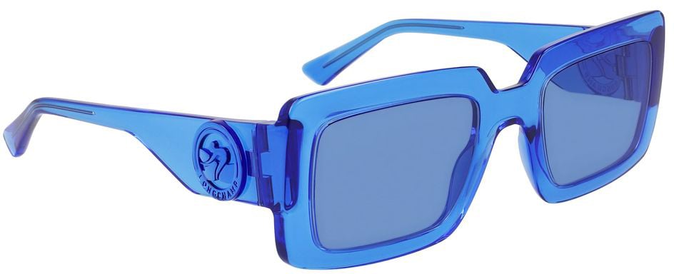 Longchamp Blue Injected Sunglasses Blauw