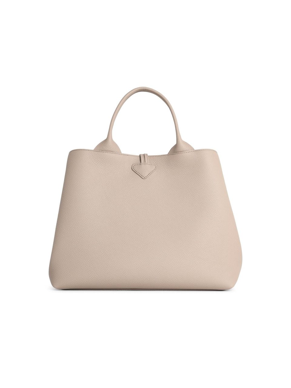 Longchamp Bag With 'L Le Roseau' Handle In Clay Leather Neutraal