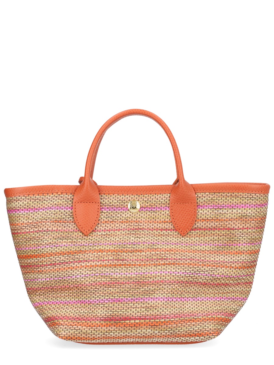 Longchamp Le Pliage Collection Xs Woven Basket Tote Bag Oranje