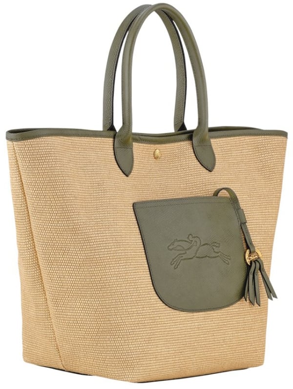 Longchamp "La Pliage" L Basket Bag Groen