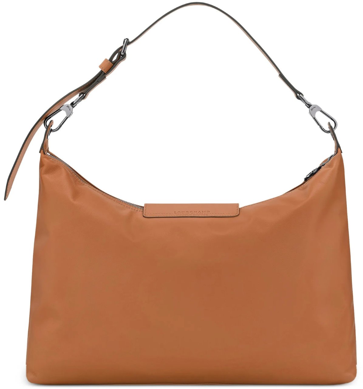 Longchamp Rectangular Brown Shoulder Bag With Adjustable Strap Bruin