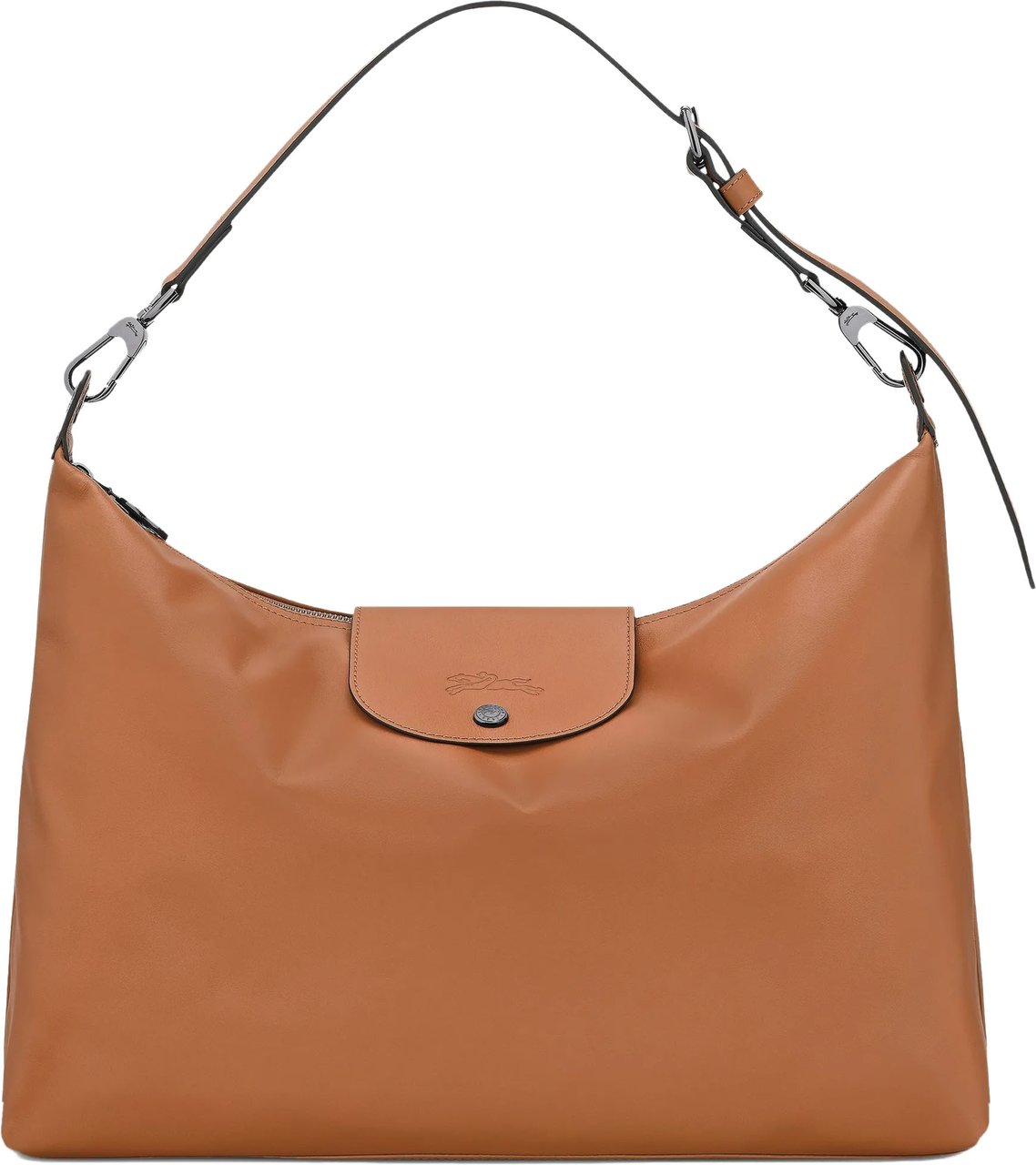 Longchamp Rectangular Brown Shoulder Bag With Adjustable Strap Bruin