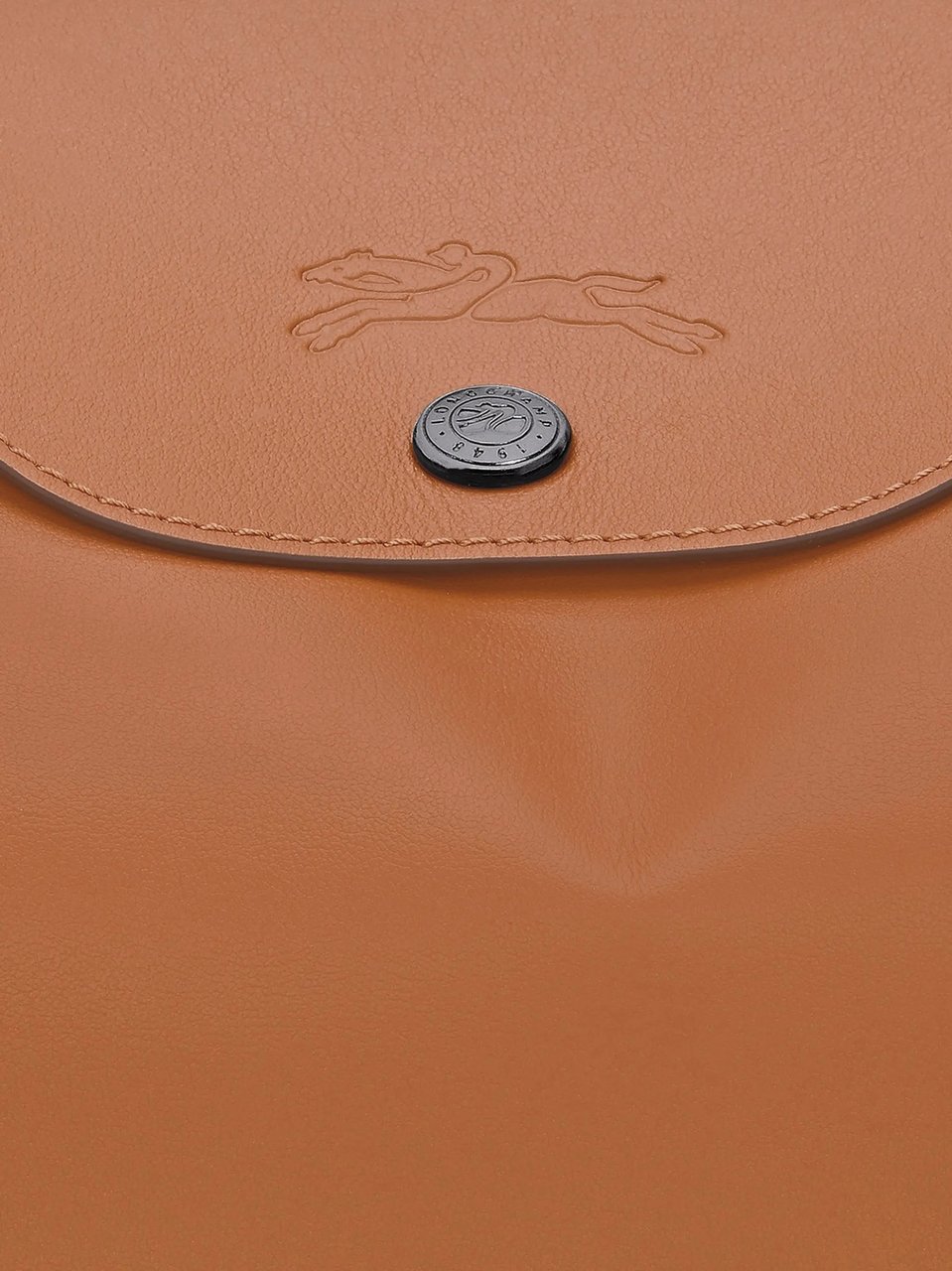 Longchamp Rectangular Brown Shoulder Bag With Adjustable Strap Bruin