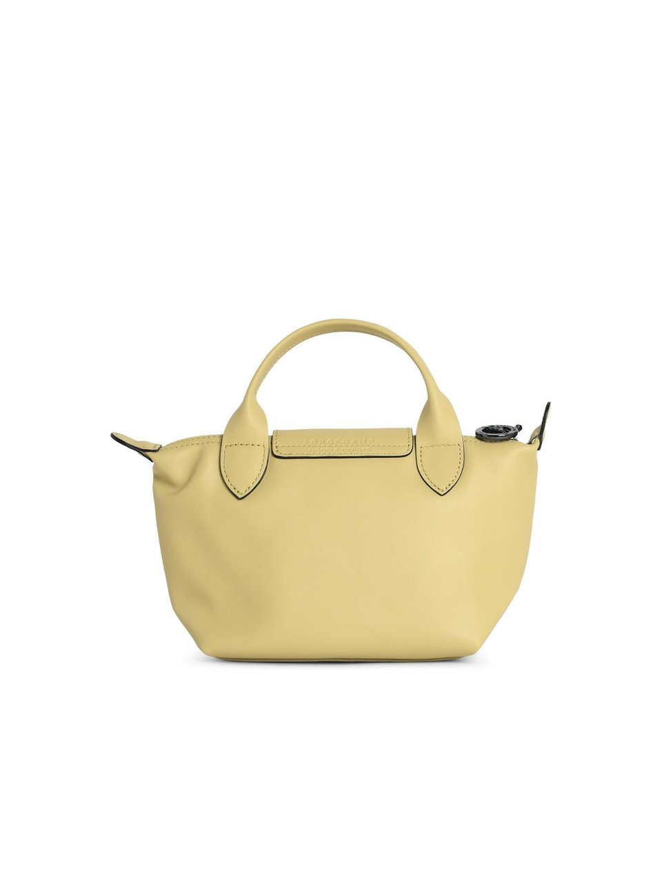 Longchamp Pistachio Leather Bag With 'Xs Le Pliage Xtra' Handle Bruin