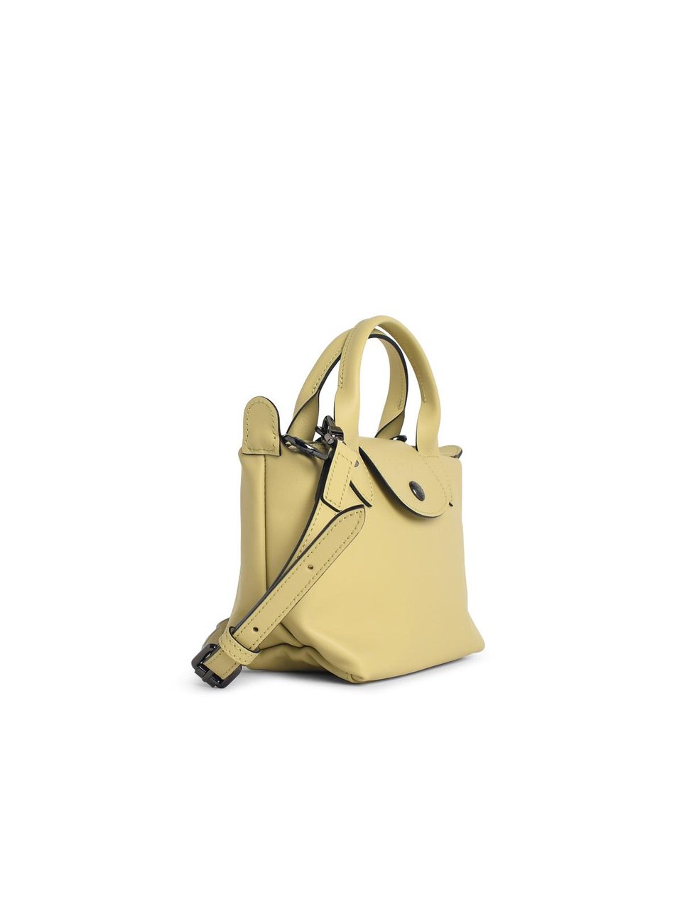 Longchamp Pistachio Leather Bag With 'Xs Le Pliage Xtra' Handle Bruin