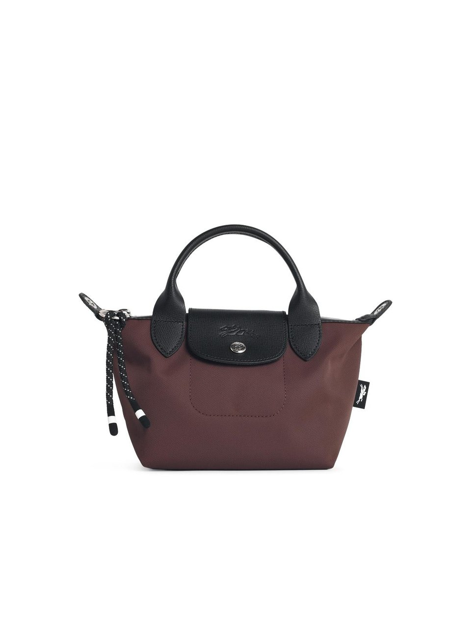 Longchamp Bag With 'Xs Le Pliage Energy' Handle In Tela Cocoa Grijs