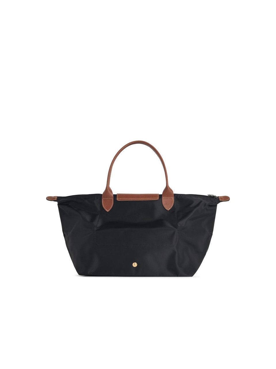 Longchamp Bag With Black Tela 'L Le Pliage Original' Handle Zwart