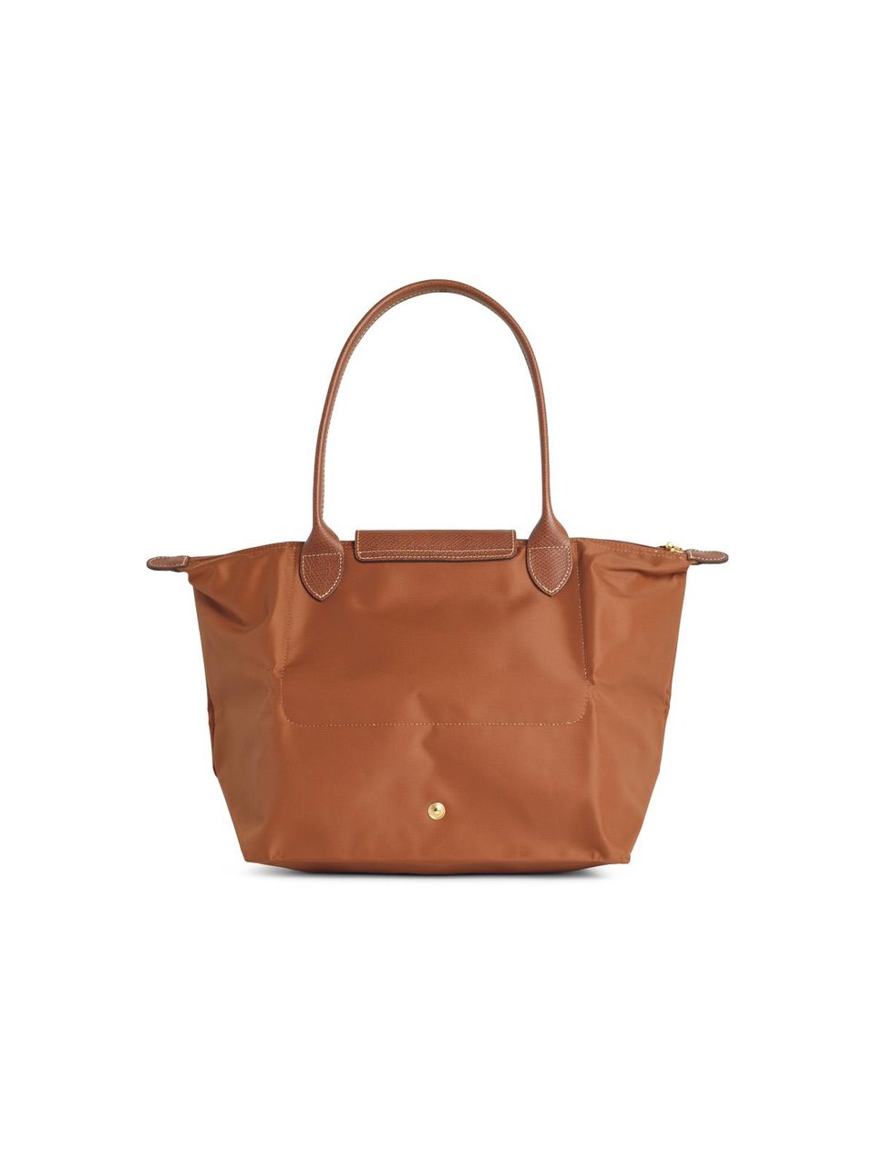 Longchamp 'M Le Pliage Original' Cognac Tela Shoulder Bag Bruin