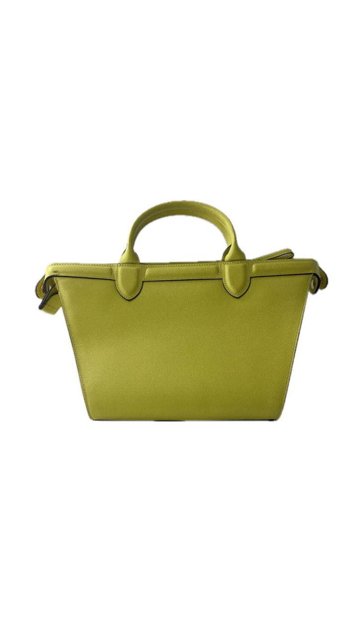 Longchamp Longchamp Héritage Leather Geel