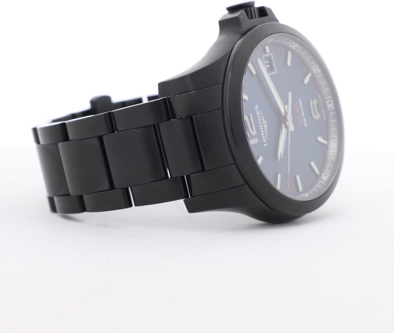 Longines Longines Conquest L3.716.2.96.6 46907518 SS QZ Blue-Face Watch Blauw