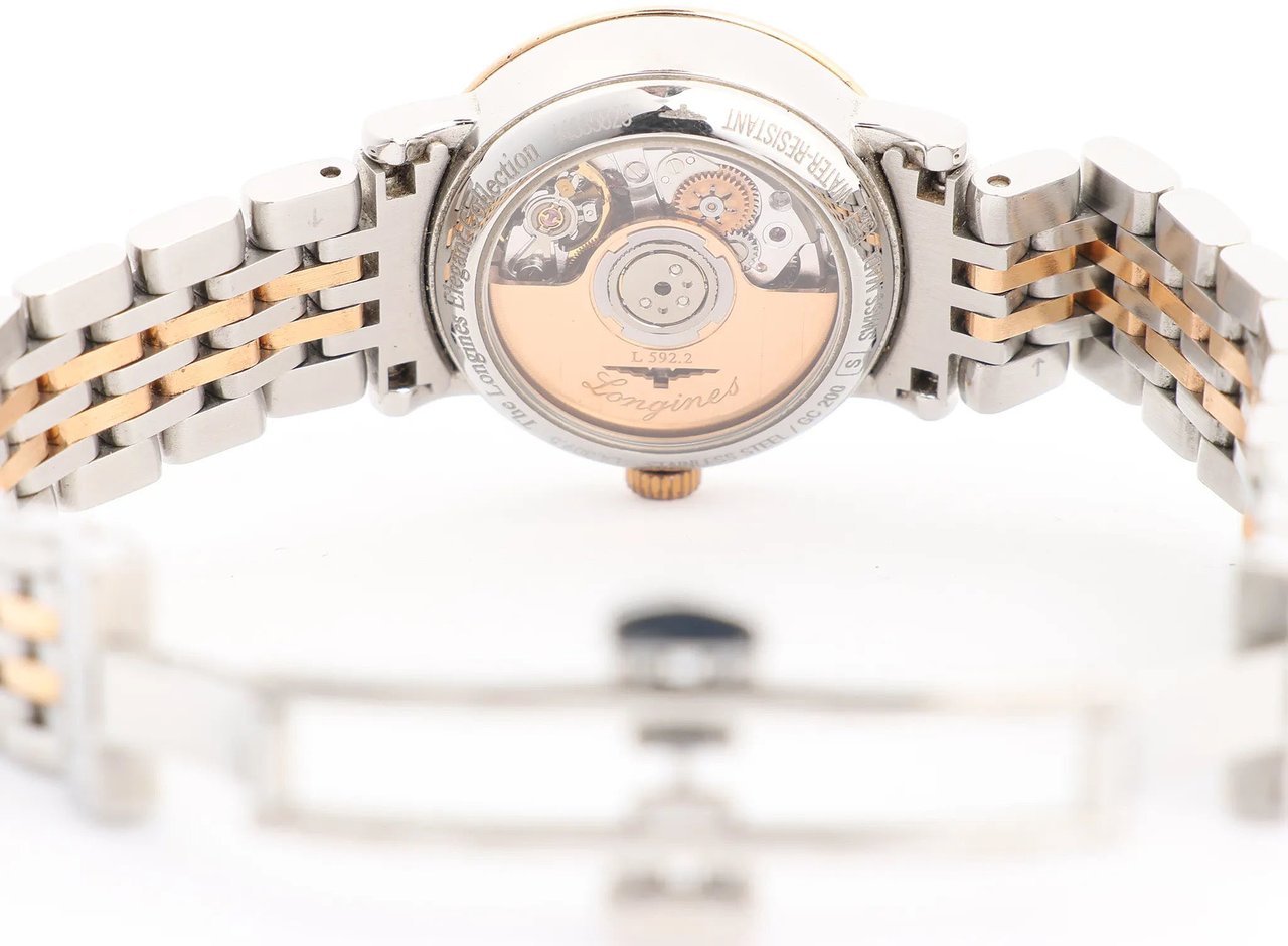 Longines Longines Elegant L4.309.5 GP×SS AT Watch with Silver Dial Zilver