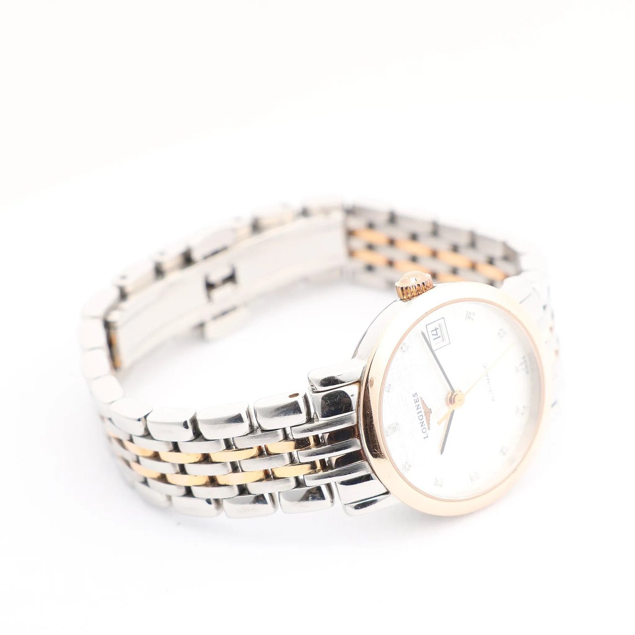 Longines Longines Elegant L4.309.5 GP×SS AT Watch with Silver Dial Zilver