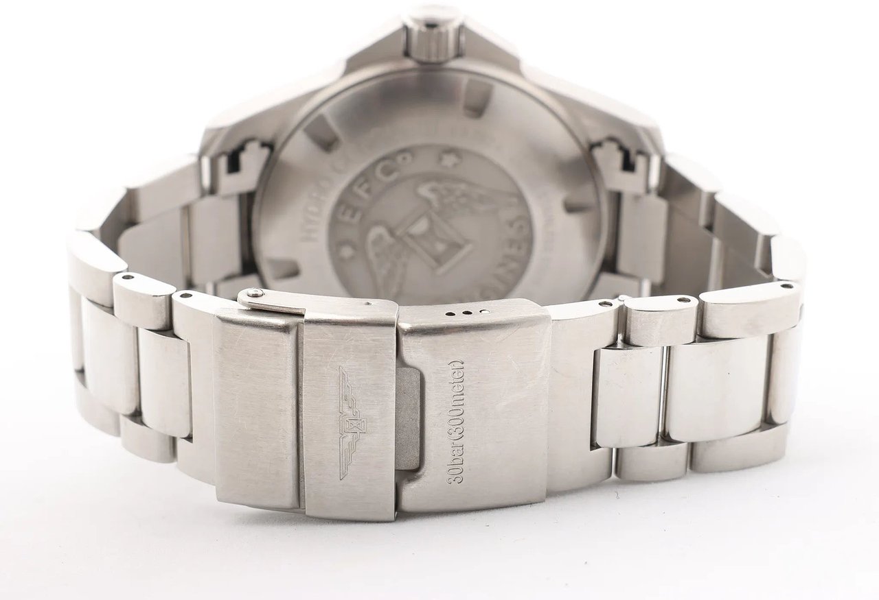 Longines Longines HydroConquest L3.782.4 51494820 SS AT Watch with Black Dial Zwart