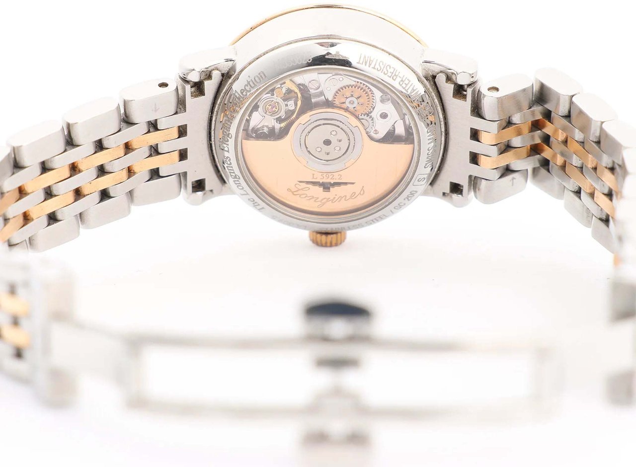 Longines Longines Elegant L4.309.5 GP×SS AT Watch with Silver Dial Zilver