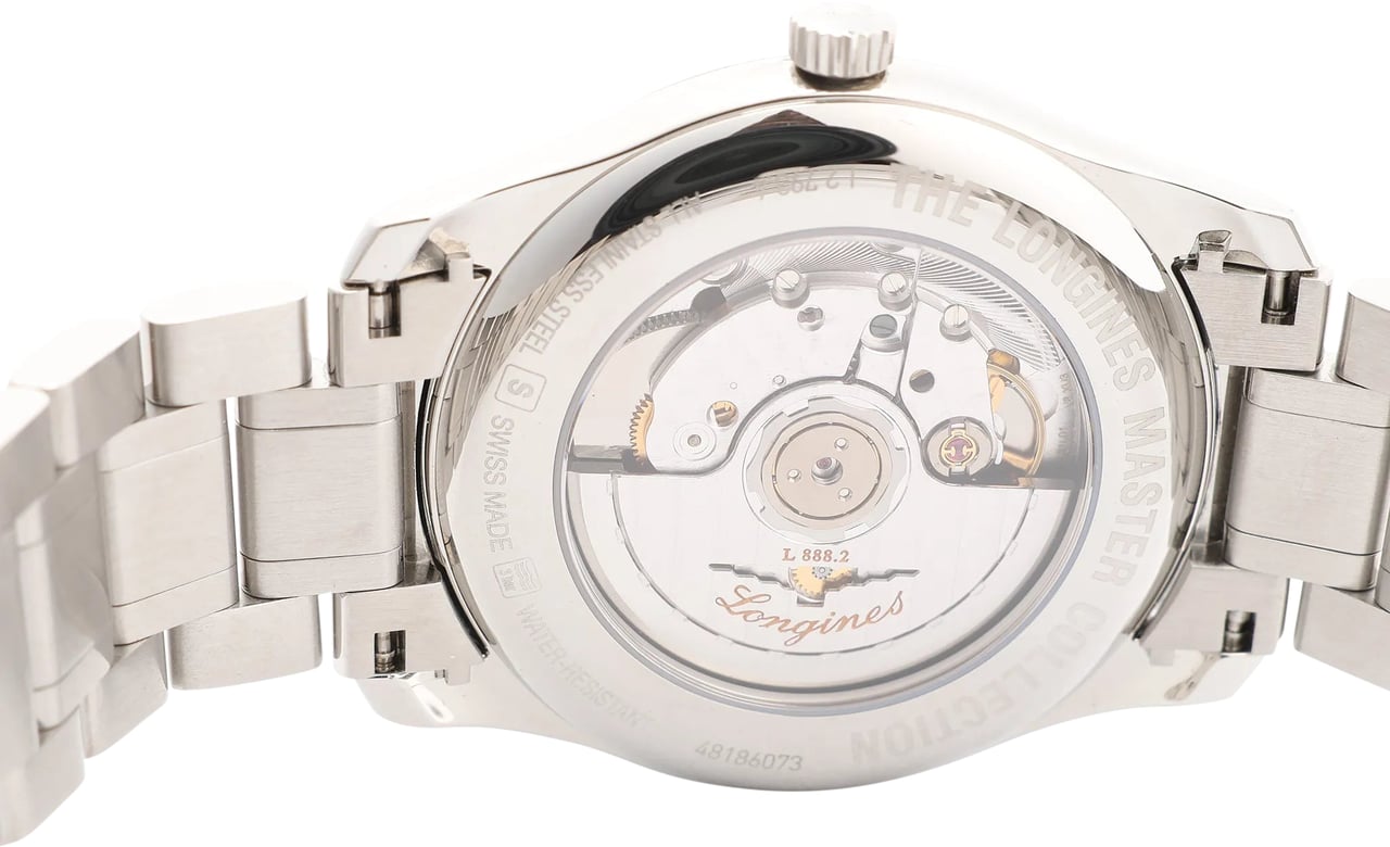 Longines Longines Master Collection L2.793.4 48186073 SS AT Watch with Silver Dial Zilver