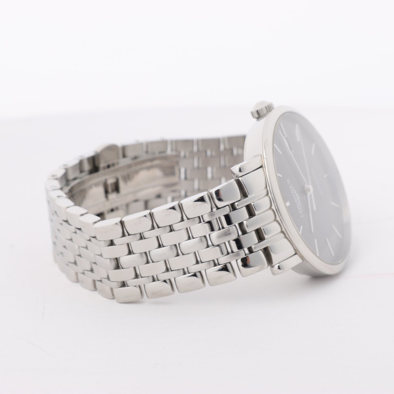 Longines Longines Elegant L4.810.4 44546292 SS AT Gray-Face Watch Grijs