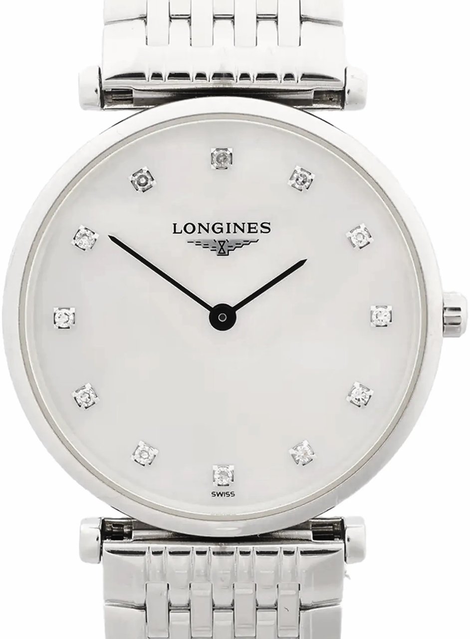 Longines Longines La Grande Classique L4.512.4.87.6 53249318 SS QZ Watch with White Shell Dial Divers
