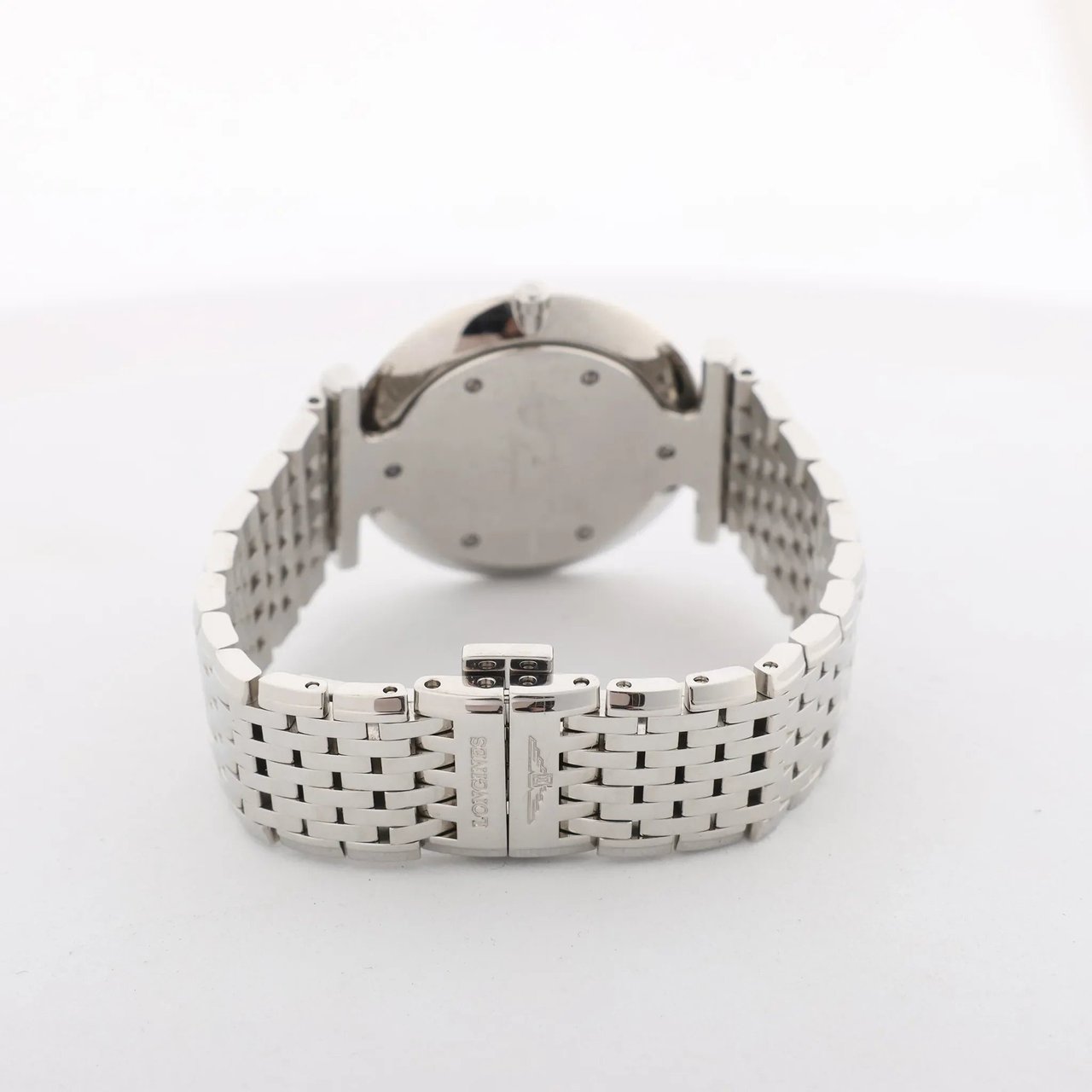 Longines La Grande Classique L4.512.4.87.6 53249318 SS QZ Watch with White Shell Dial Divers