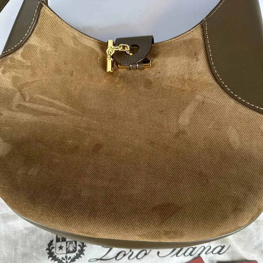 Loro Piana Loro Piana Bobbin Medium Bag Golden Chestnut/Salty Capers/Sun Gold (B4L6) / very good Bruin