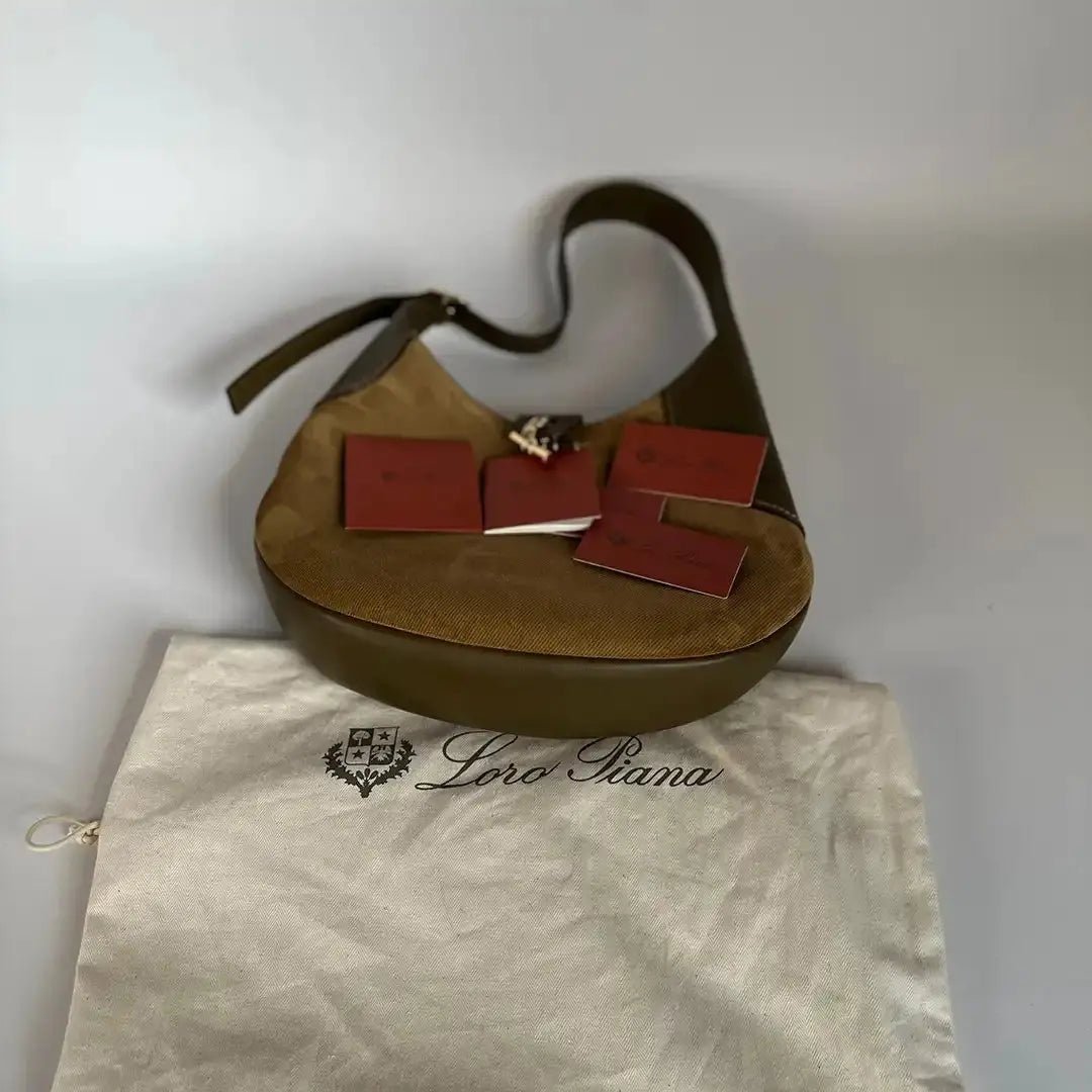 Loro Piana Loro Piana Bobbin Medium Bag Golden Chestnut/Salty Capers/Sun Gold (B4L6) / very good Bruin