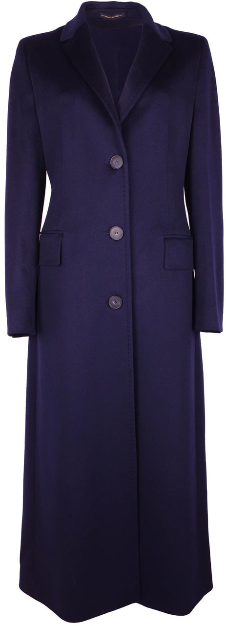 Loro Piana Loro Piana Fabric Coats Blue Woman Blauw
