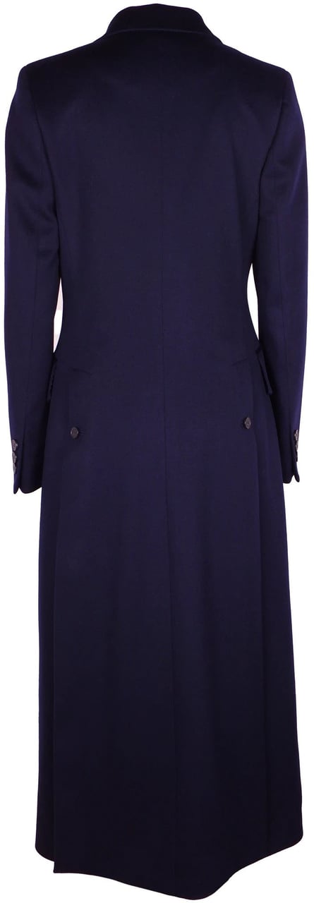 Loro Piana Loro Piana Fabric Coats Blue Woman Blauw