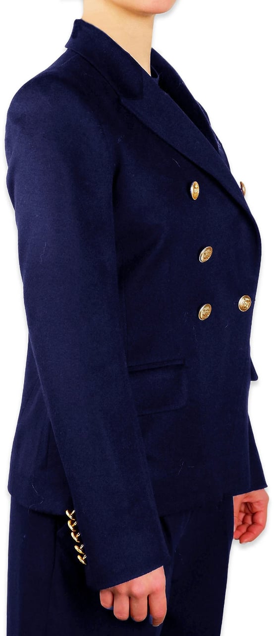 Loro Piana Loro Piana Fabric Formal Jacket Blue Woman Blauw