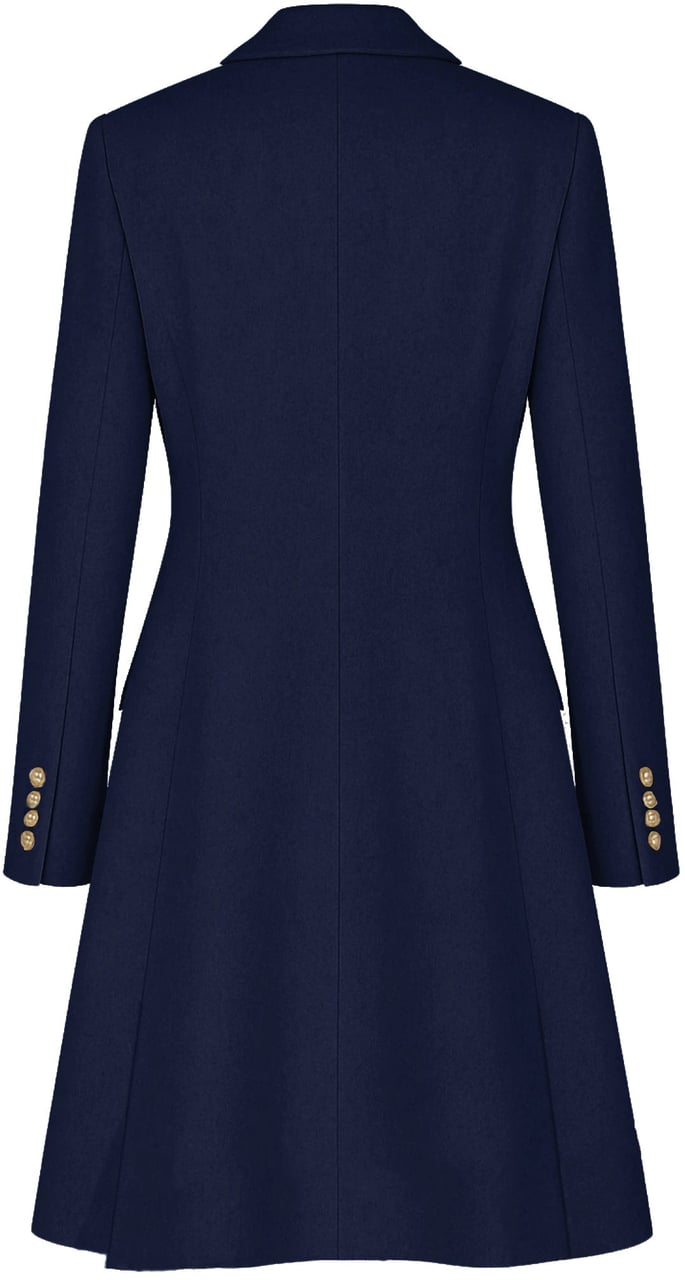 Loro Piana Loro Piana Fabric Coats Blue Woman Blauw