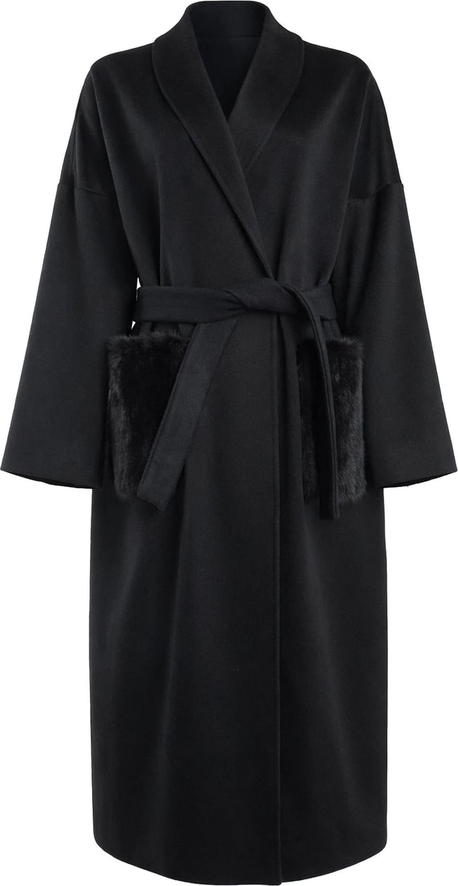 Loro Piana Loro Piana Fabric Coats Black Woman Dierenprint