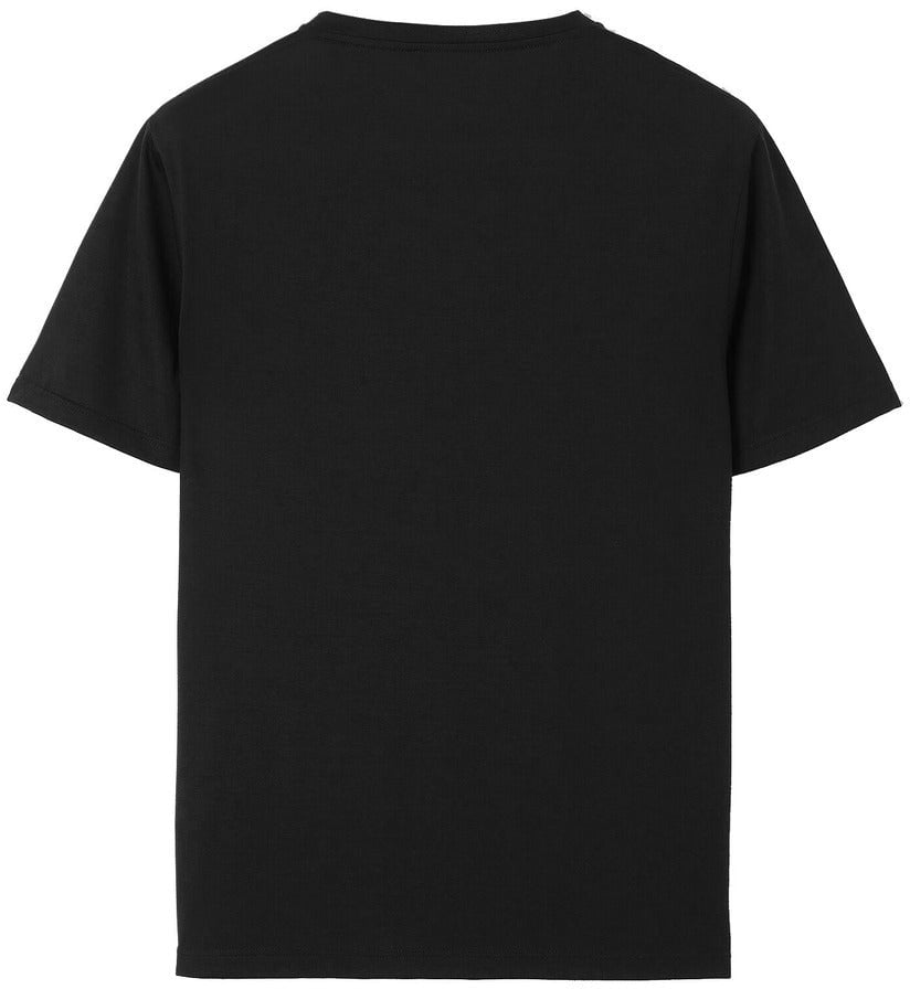 Loro Piana Tessuto Men's T-shirt Black Zwart