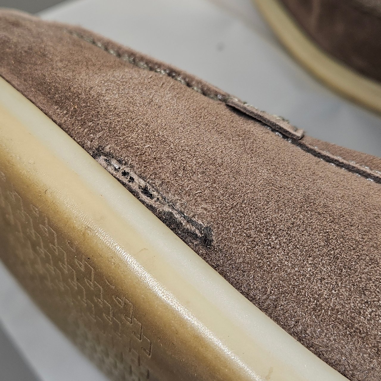 Loro Piana Brown Suede Summer Walk Shoes (44,5) Bruin