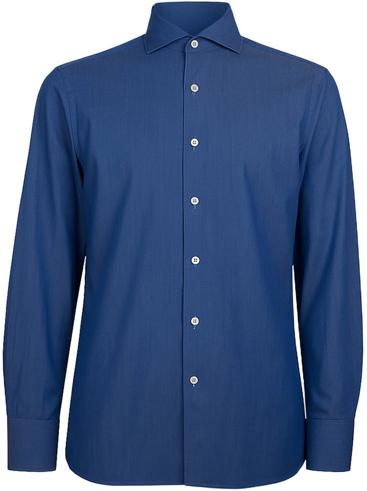 Loro Piana Loro Piana Cotton Shirt Blue Blauw