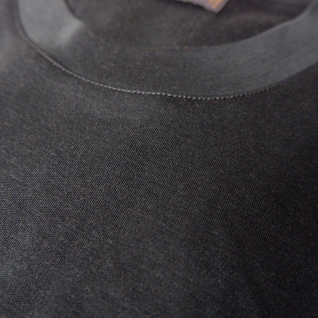 Loro Piana Loro Piana Tessuto Men's T-shirt Black Zwart