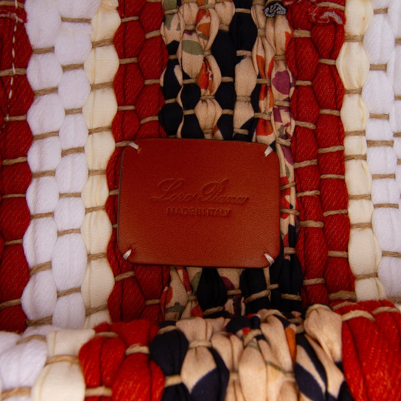 Loro Piana Crochet Wool and Silk Blossom Tote Bruin