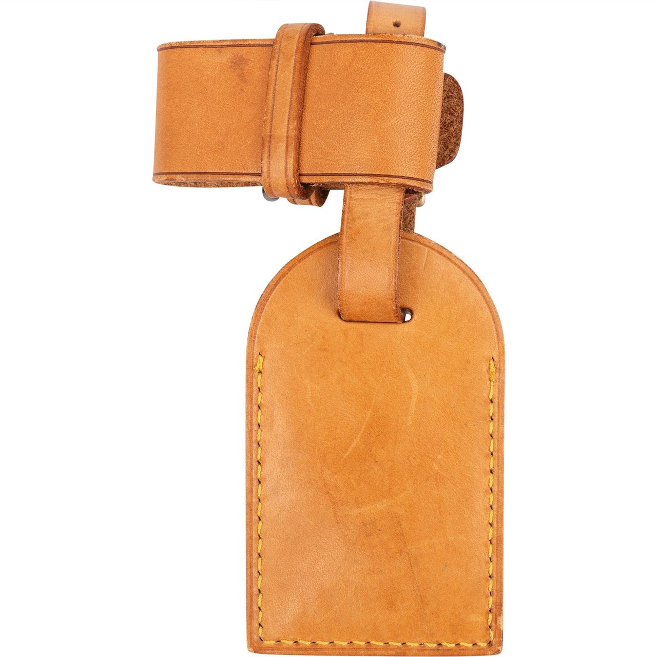 Louis Vuitton Louis Vuitton Vachetta Leather Luggage Tag Set Bruin