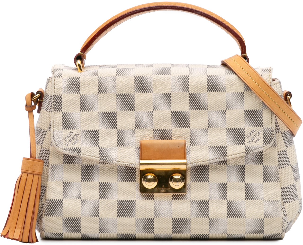 Louis Vuitton Damier Azur Croisette Wit