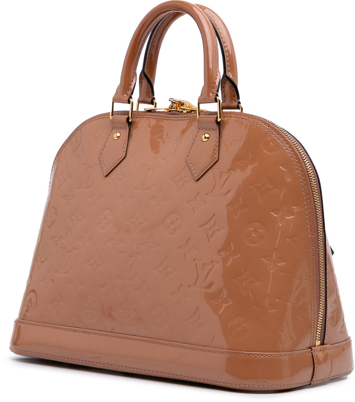 Louis Vuitton Monogram Vernis Alma PM Bruin